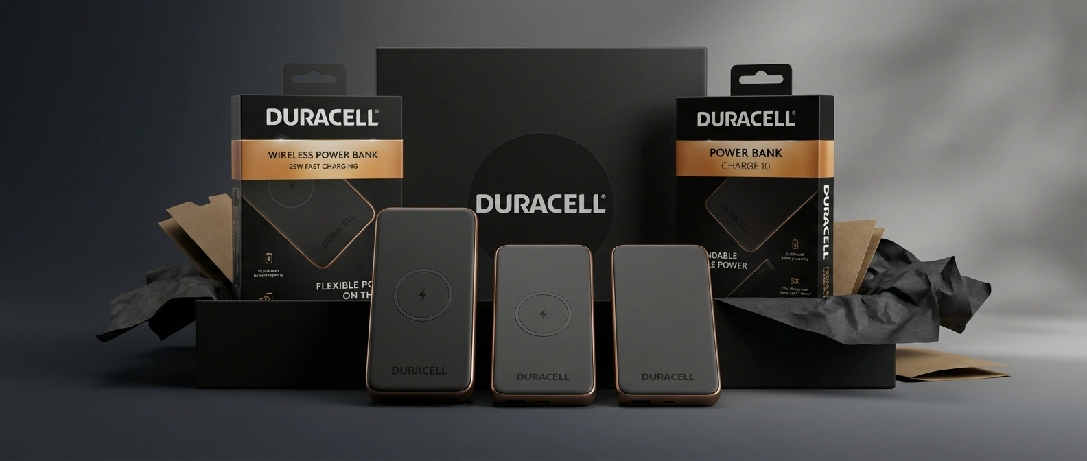 Duracell Werbeartikel mit Logo