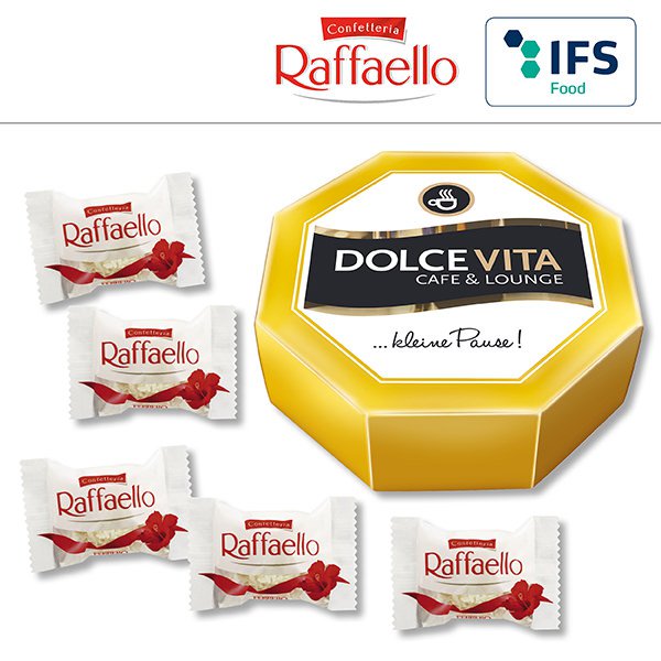 8-Eck-Geschenkbox mit Raffaello