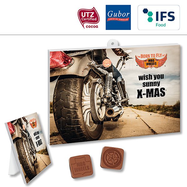 Schoko-Sonderform-Adventskalender BUSINESS