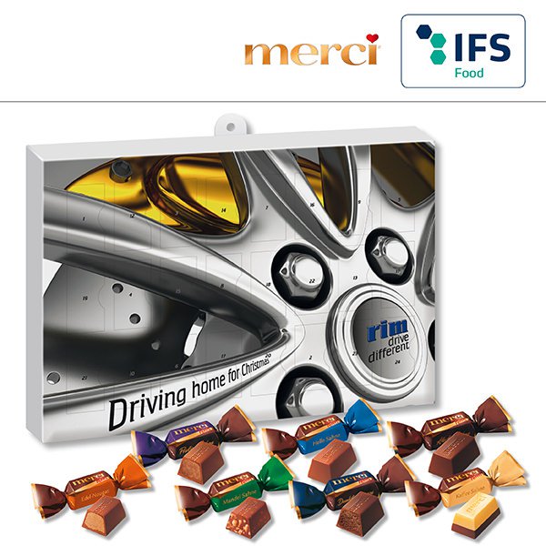 Premium Präsent-Adventskalender BUSINESS mit merci Petits