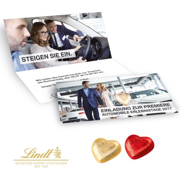 Business-Mail „Lindt-Herz“