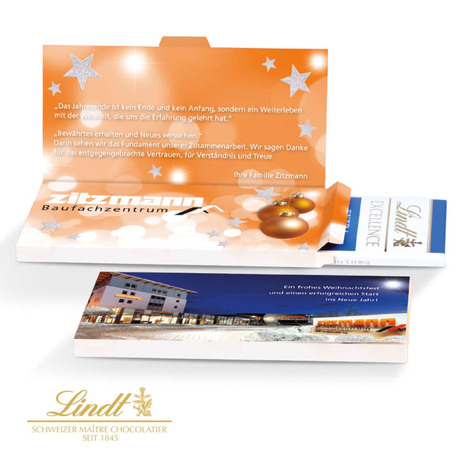 Grußkarte Lindt