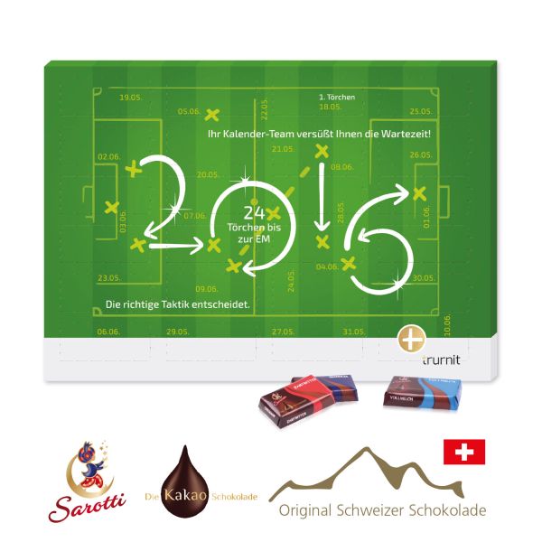 Countdown-Kalender mit variabler Türchenzahl - Sarotti