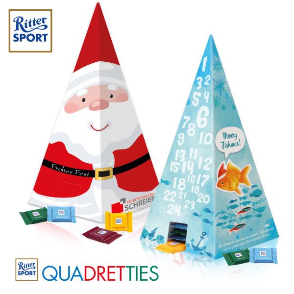 Adventskalender-Pyramide „Ritter SPORT“