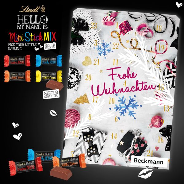 Wand-Adventskalender Lindt „HELLO“