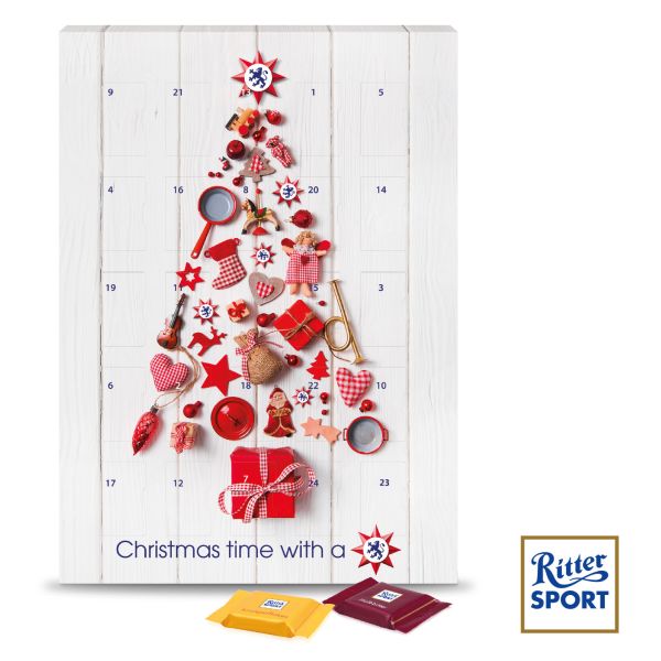 Adventskalender „Ritter SPORT“ (Wandkalender)