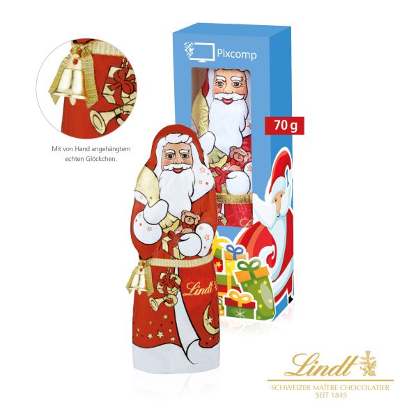 Lindt Weihnachtsmann mit Glöckchen, 70 g