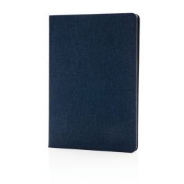 Stoff-Notizbuch mit schwarzem Seitentrenner