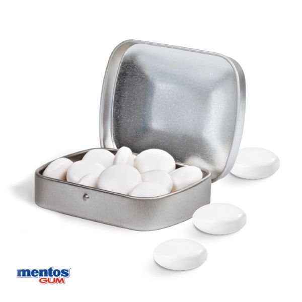 Klapp Dose Mentos Kaugummi Bedrucken Werbeartikel Fun