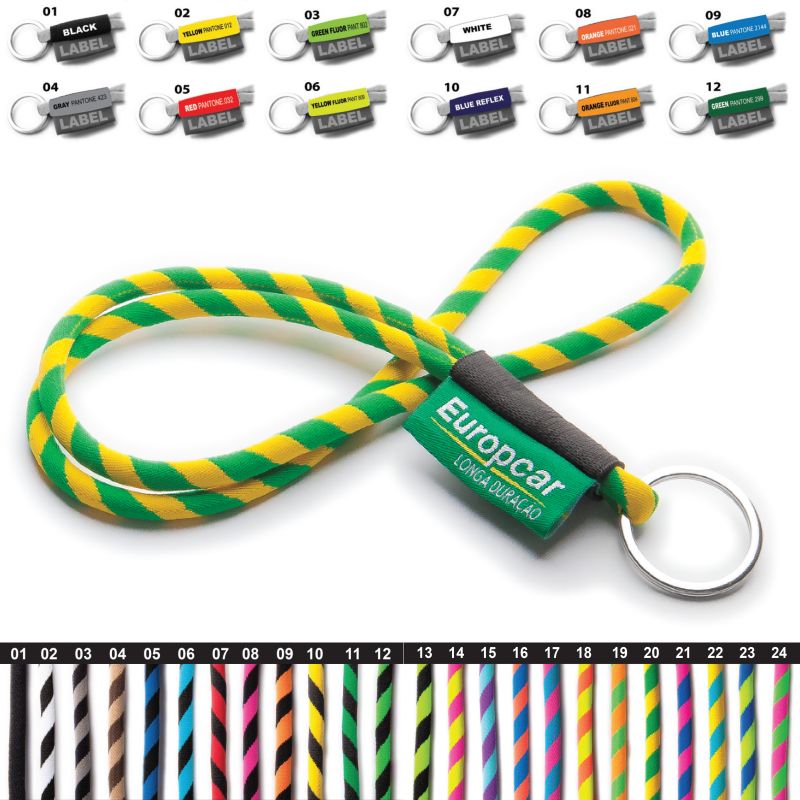 Tube Lanyard mit Label