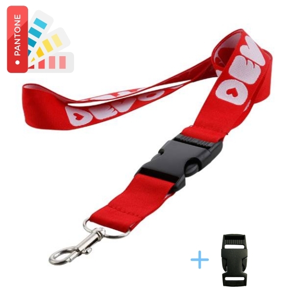 Lanyard gewebt mit Schnalle