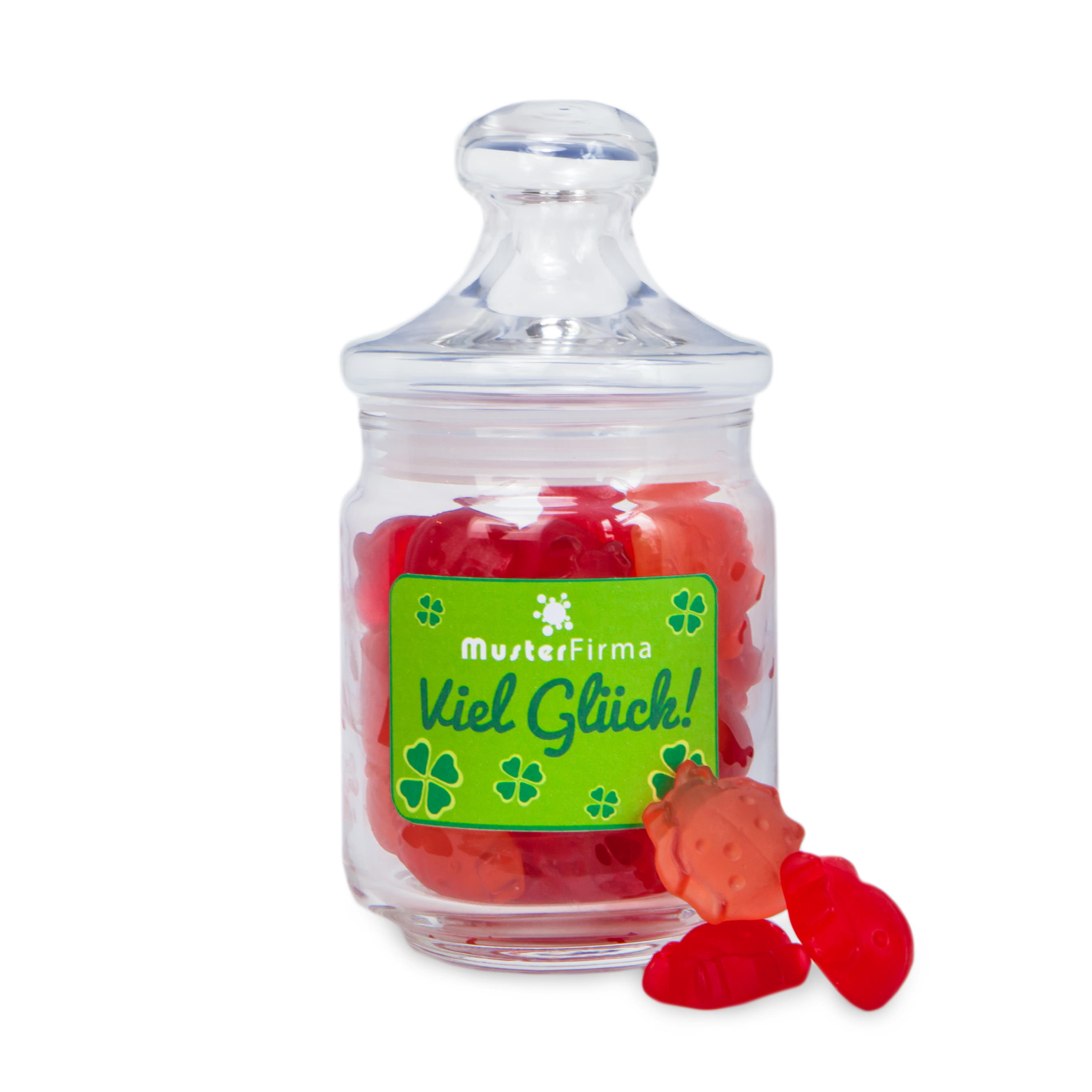 Nostalgieglas Glückskäfer