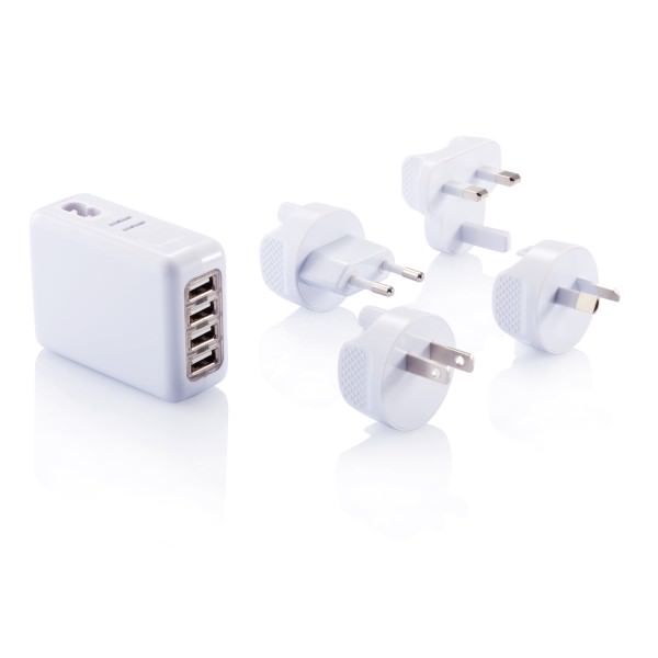 Reiseadapter mit 4fachem USB Anschluss