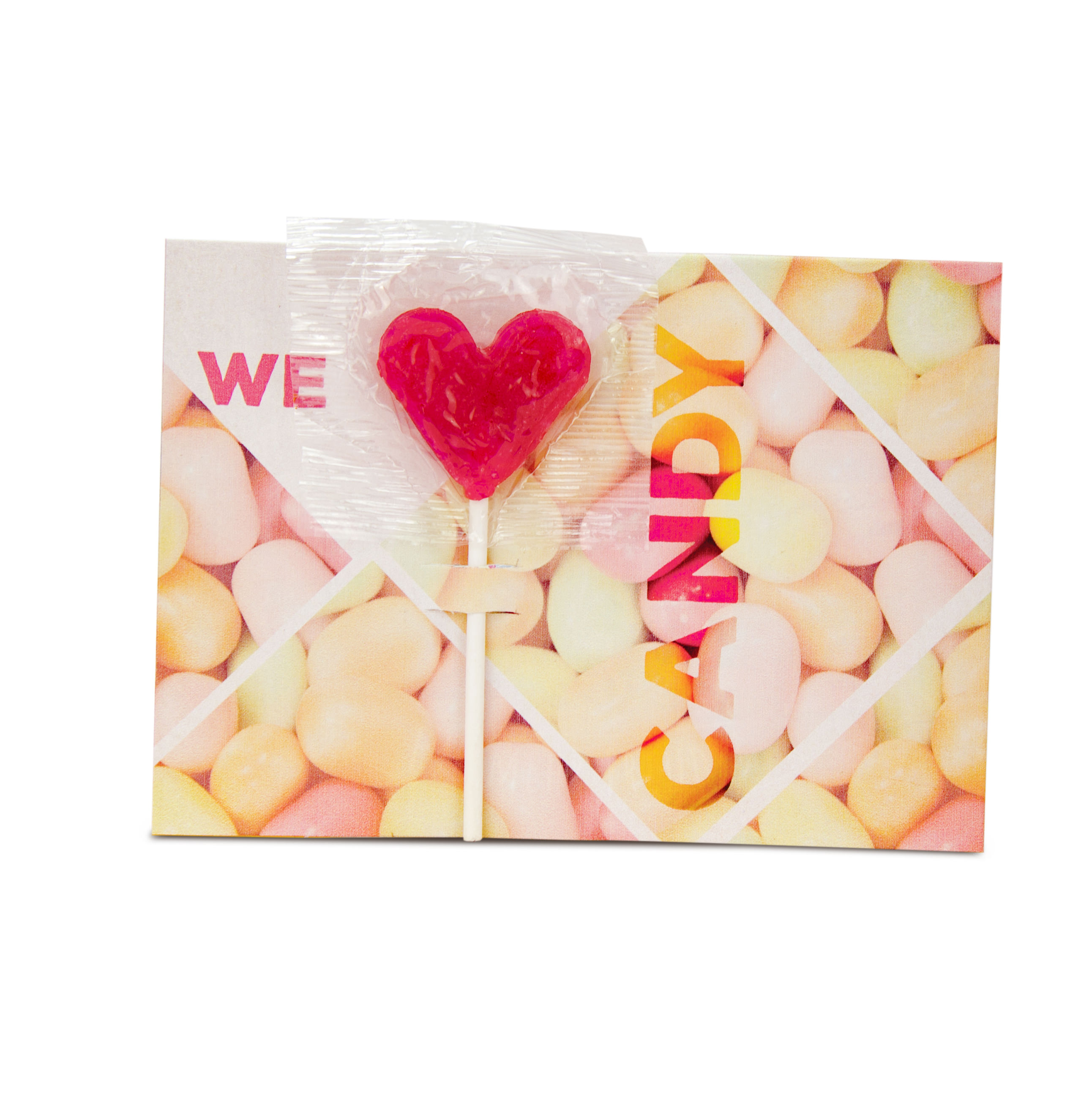 Grußkarte Herzlolly
