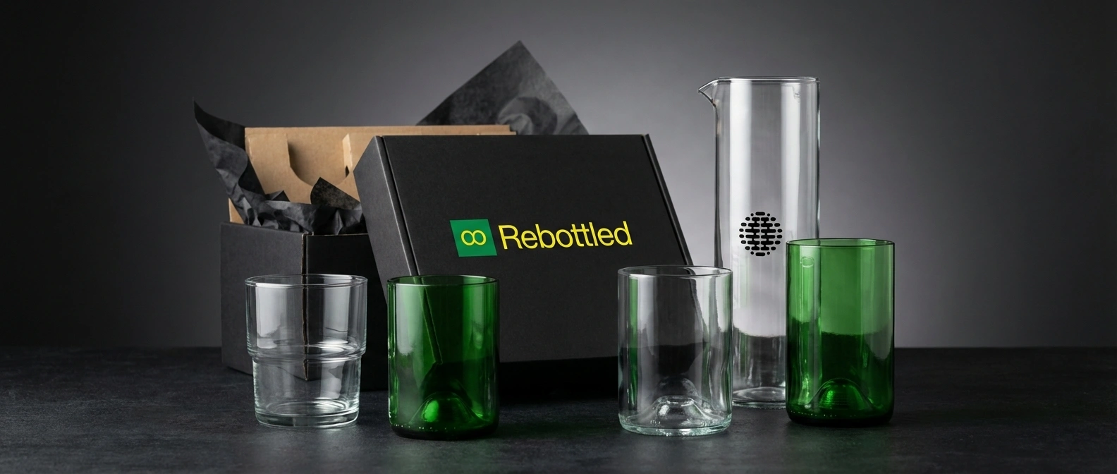 Rebottled Werbeartikel mit Logo