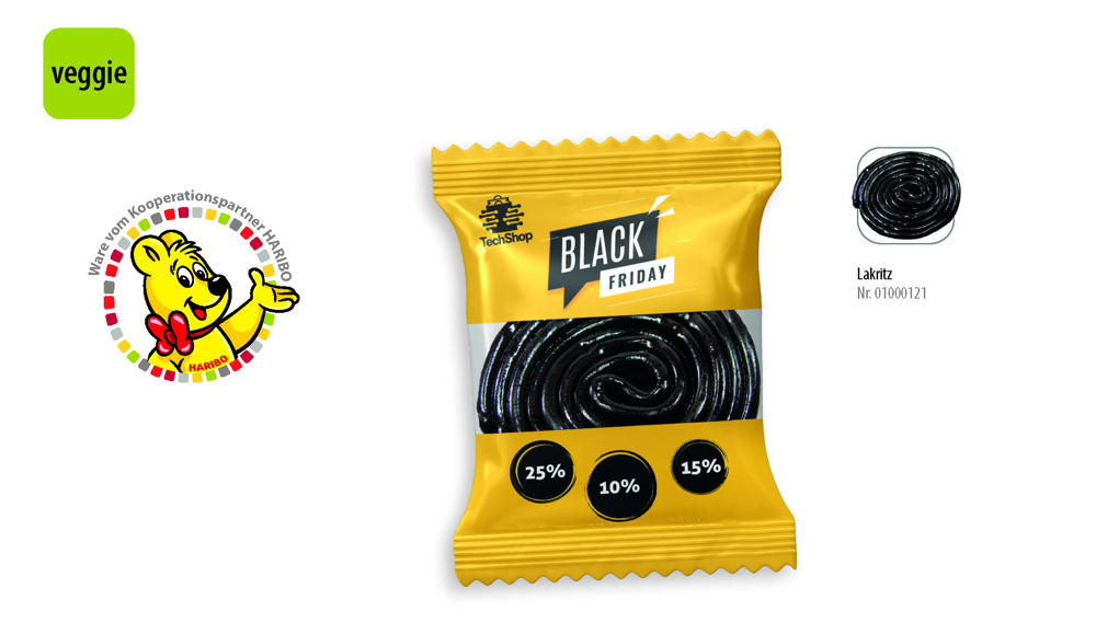 HARIBO Lakritzschnecke Werbetüte