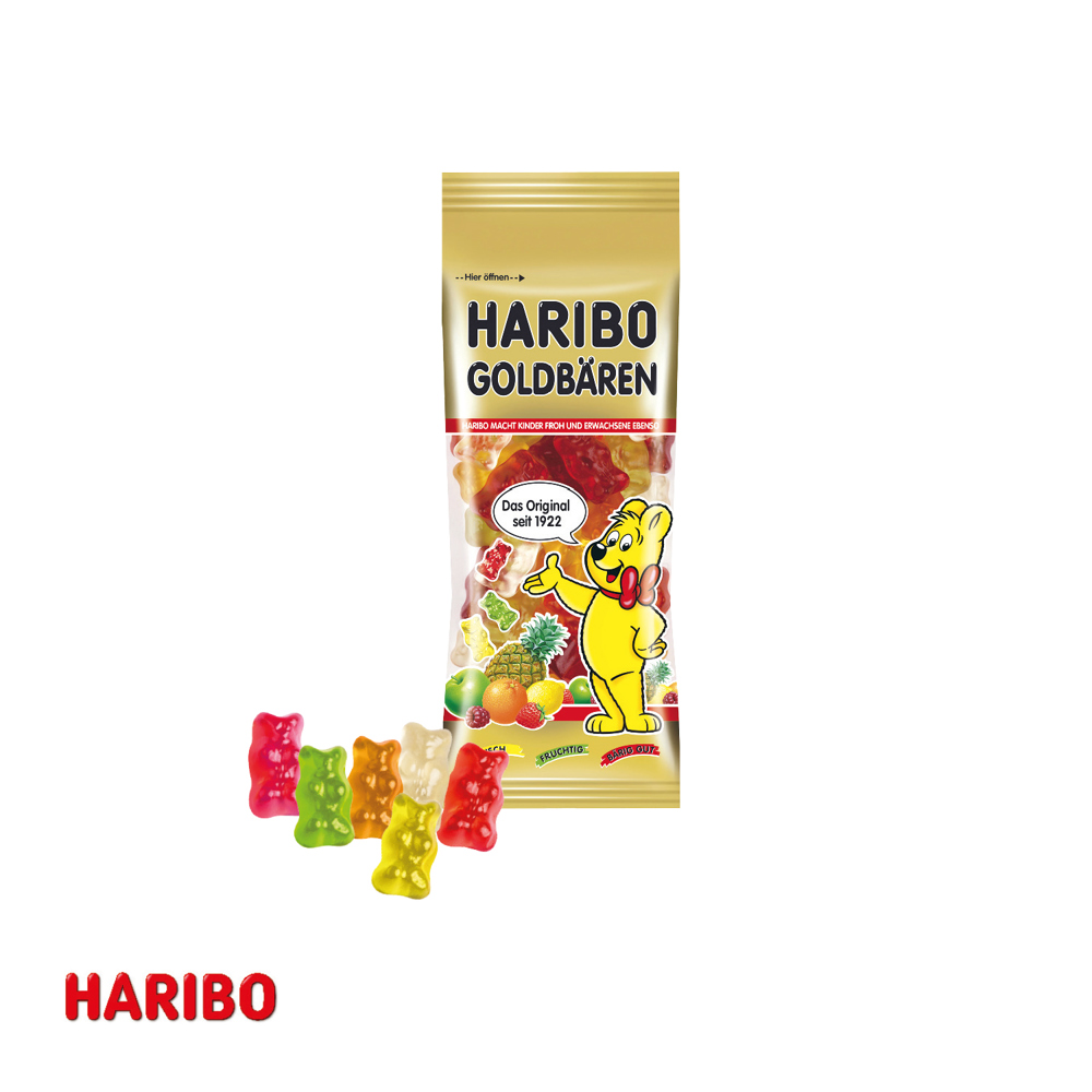 3D Präsent "Transporter" mit Haribo Goldbären