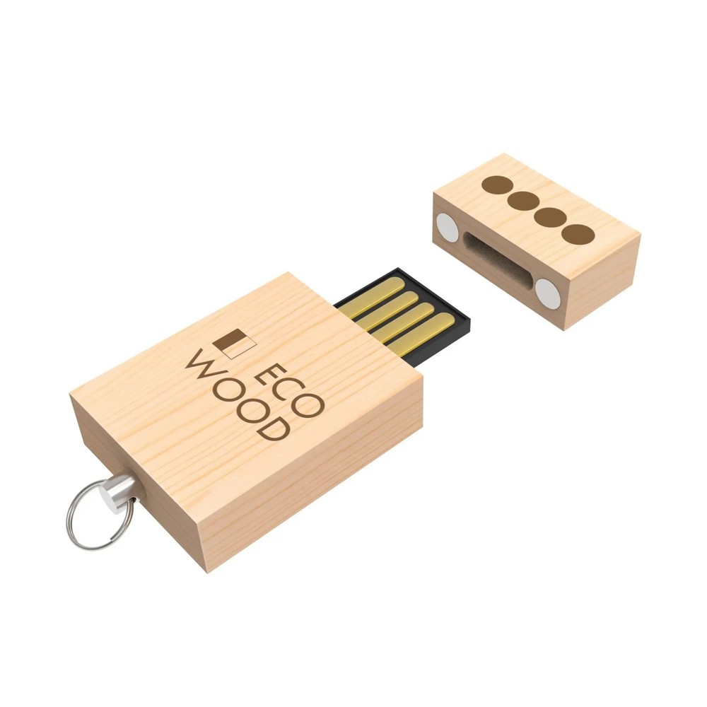 USB Stick Eco Wood- Braun- 4 GB 2.0
