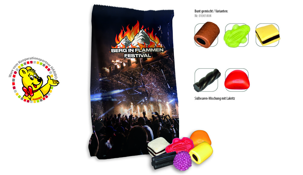 Bodenstandbeutel HARIBO Color-Rado