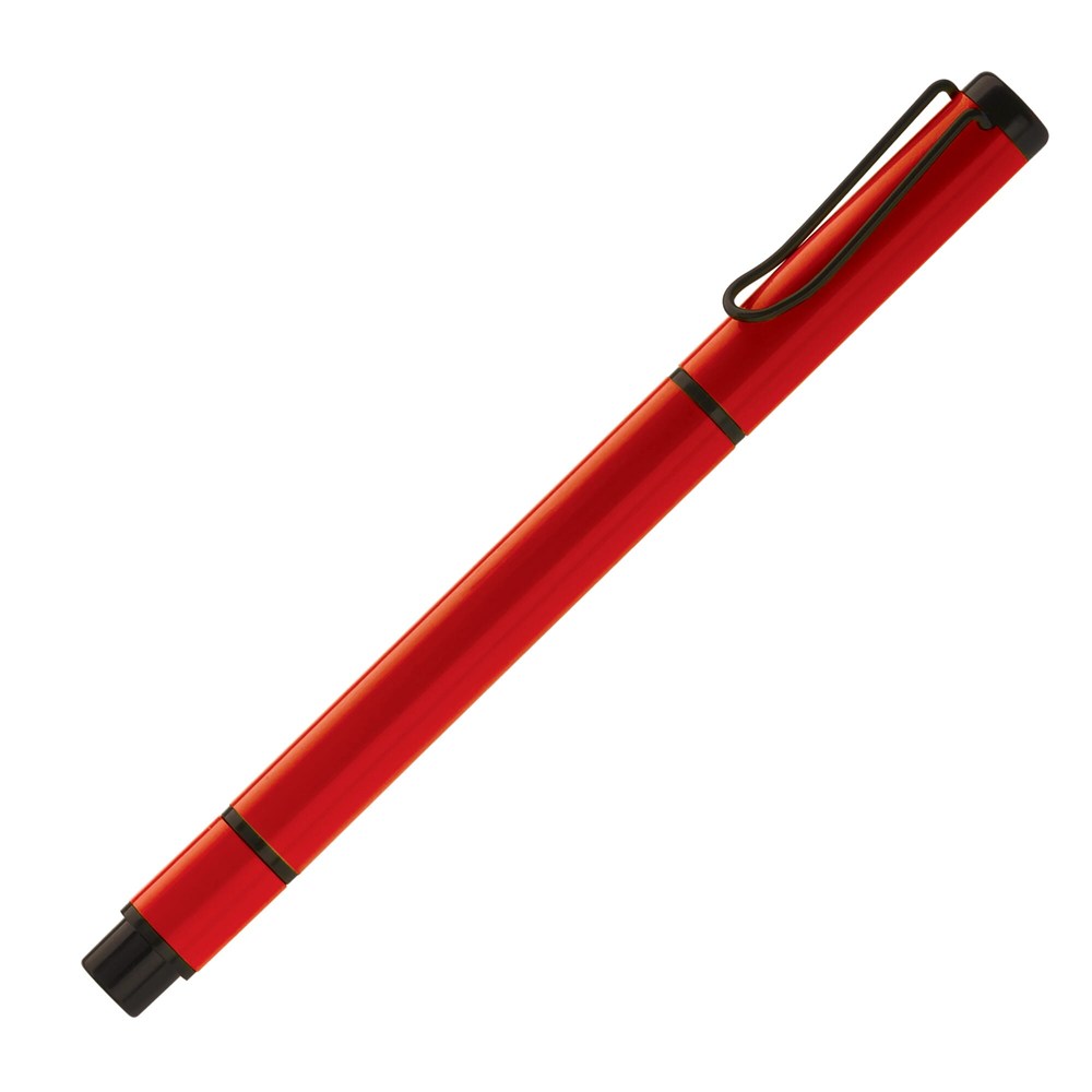 Kugelschreiber mit Textmarker 2in1 - rot