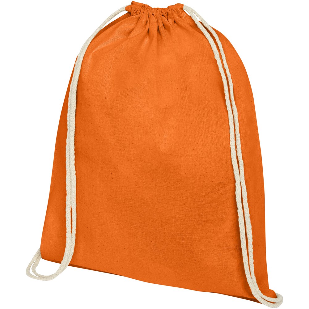 Oregon 100 g/m² Premium Turnbeutel 5L - Orange