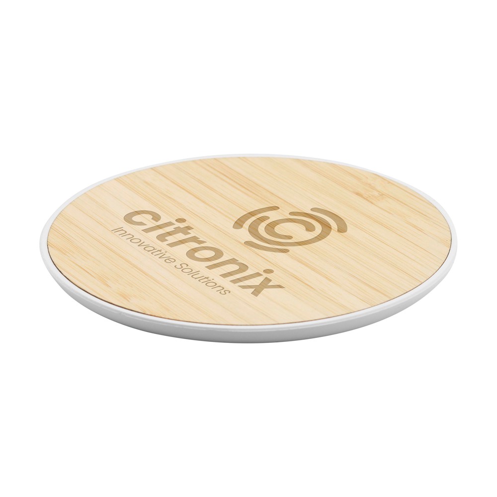 Bamboo 15W Wireless Fast Charger Schnelladegerät