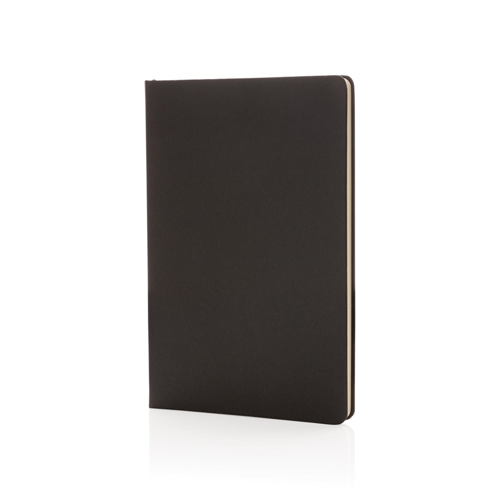 A5 Hardcover Notizbuch - schwarz (± PMS Black)