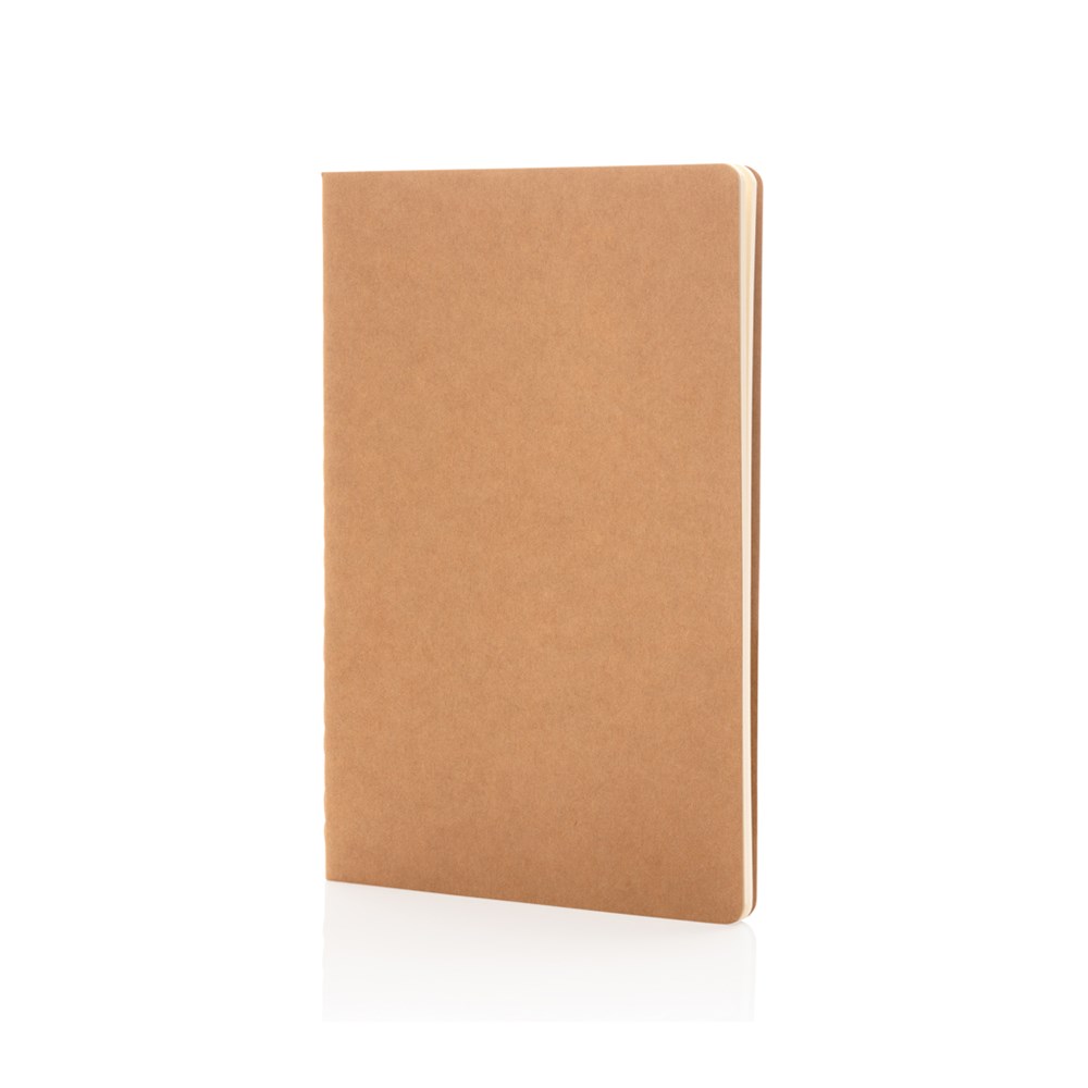 A5 Softcover Notizbuch - braun (± PMS 728)