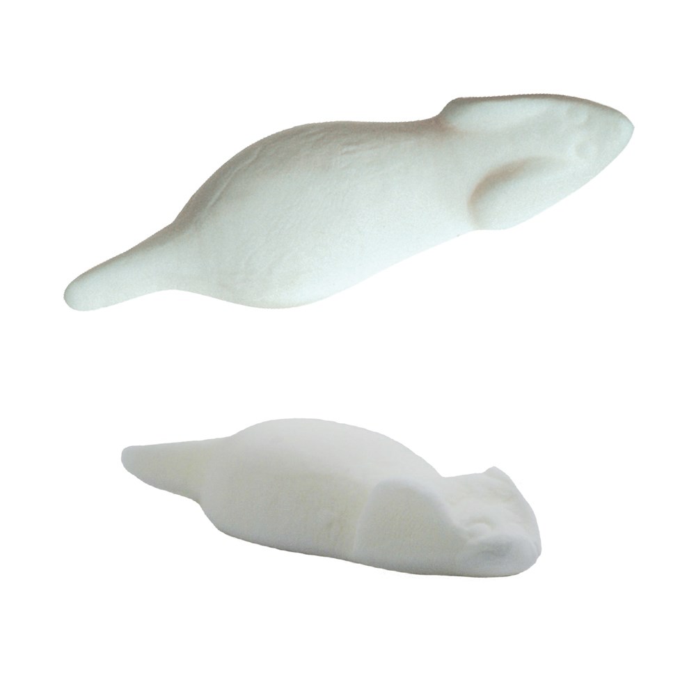 HARIBO Weiße Maus Werbetüte 1 Stück  ,  Inhalt:  HARIBO weiße Maus