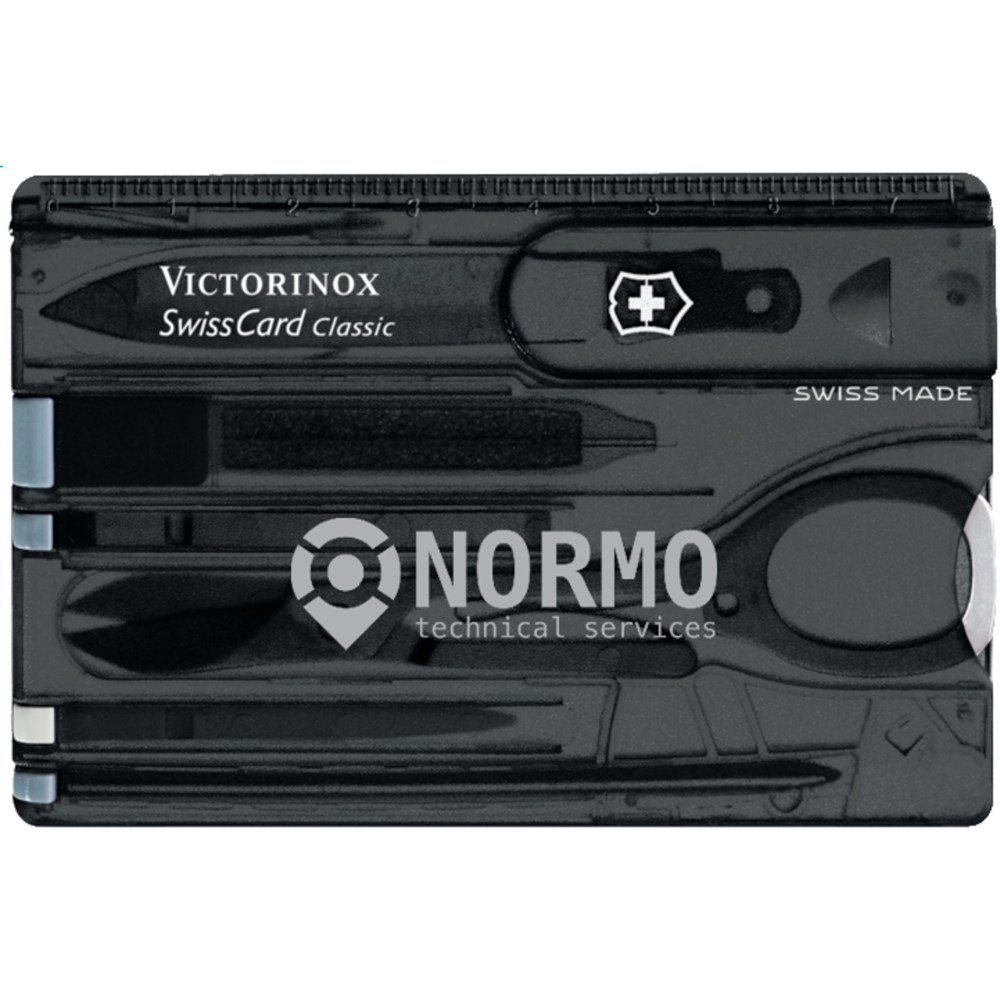 Victorinox Swisscard Classic - transparent schwarz