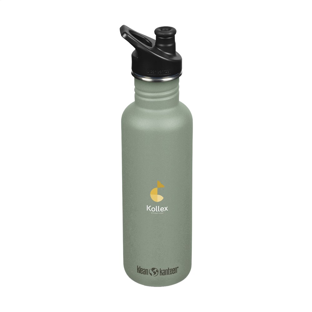 Klean Kanteen Classic Recycled Water Bottle 800 ml - grün