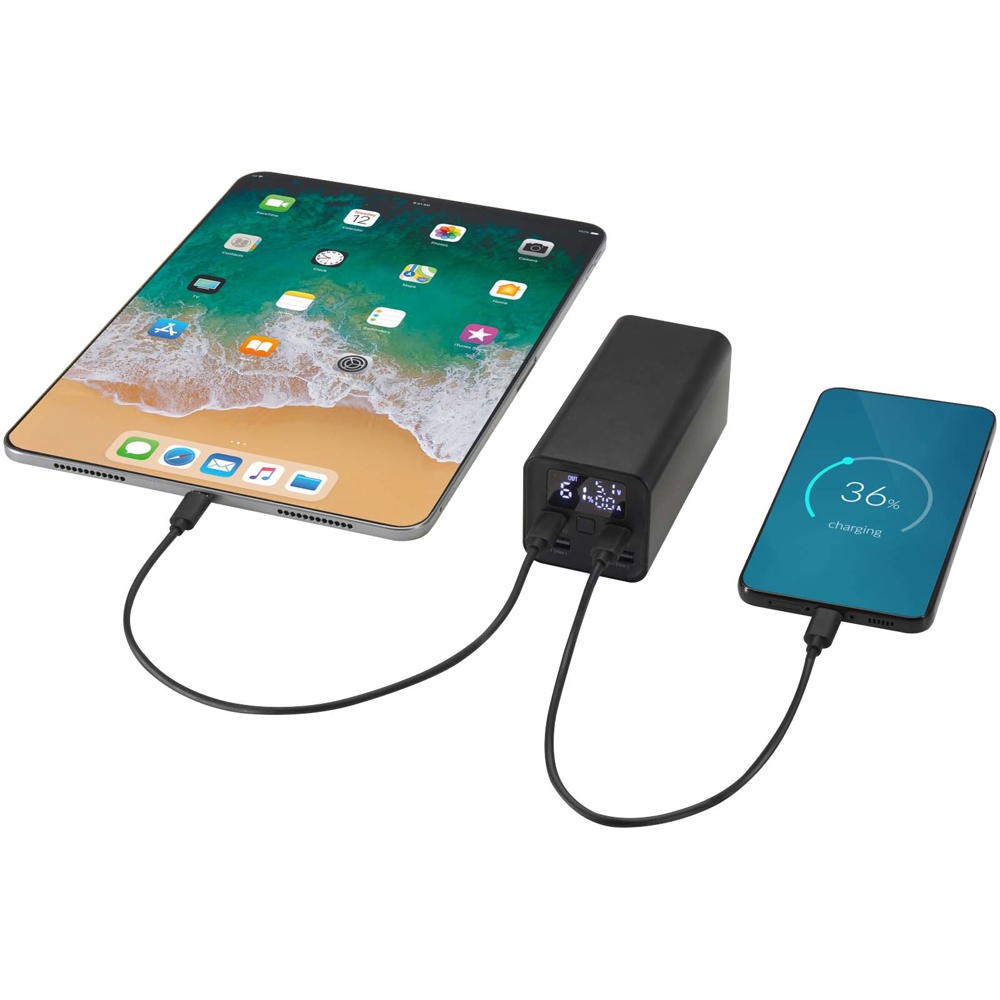 Acamar 70 W 20.000 mAh Laptop Powerbank aus recyceltem Aluminium