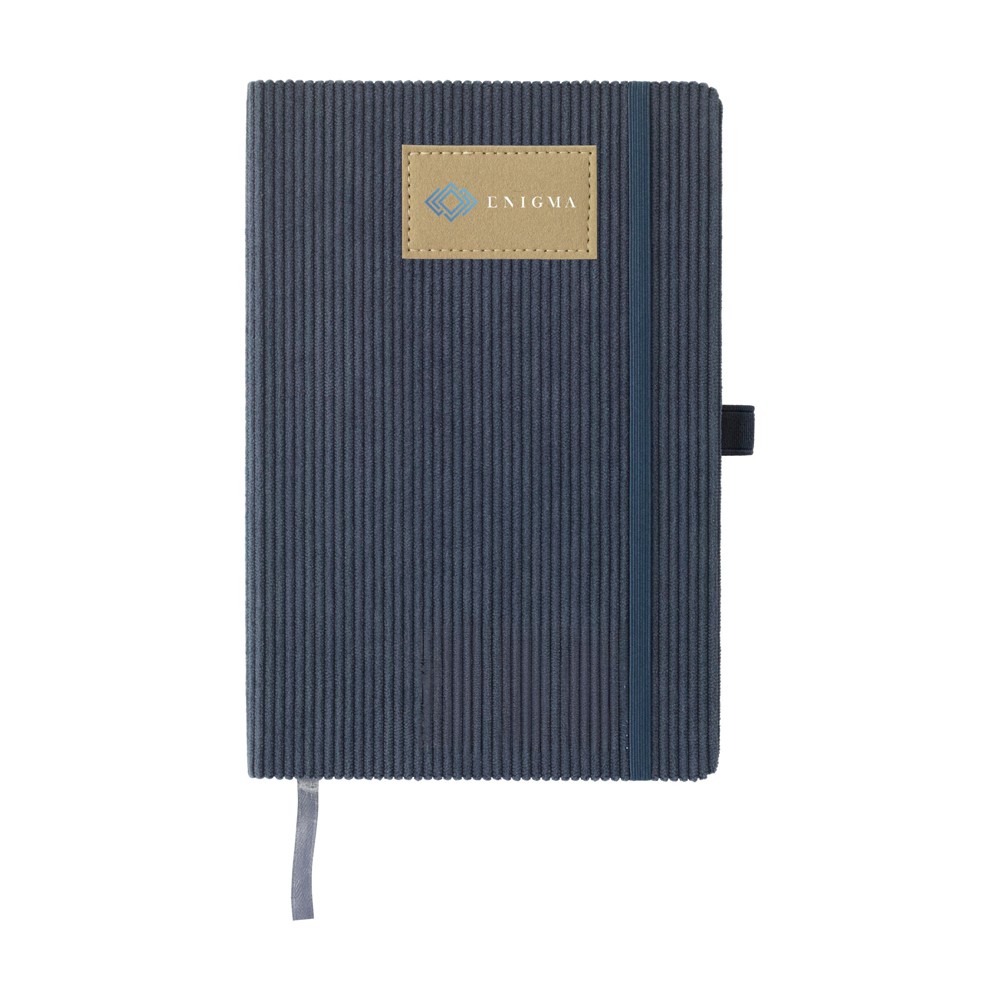 Alfie Notebook A5 Notizbuch - blau/grau (± PMS 4131C)
