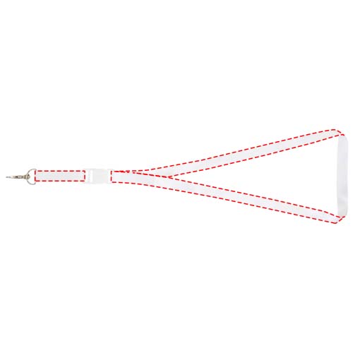 Balta Schlüsselband aus recyceltem PET Kunststoff mit Sicherheitsverschluss