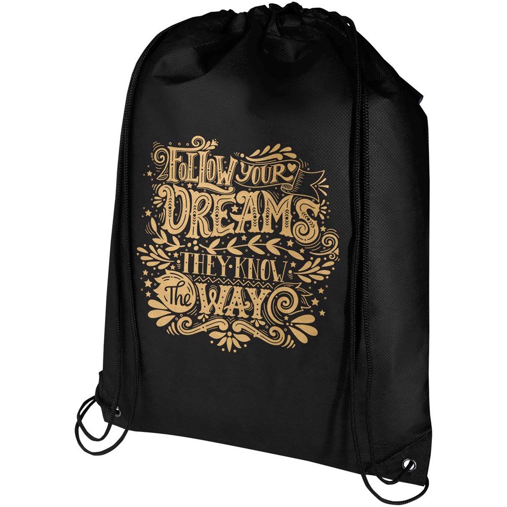 Evergreen Sportbeutel aus recyceltem GRS Non Woven 5 L