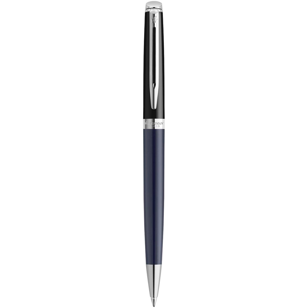 Waterman Hemisphere Color-Block Kugelschreiber mit Palladiumbeschichtung (blaue Mine) - blau, schwarz