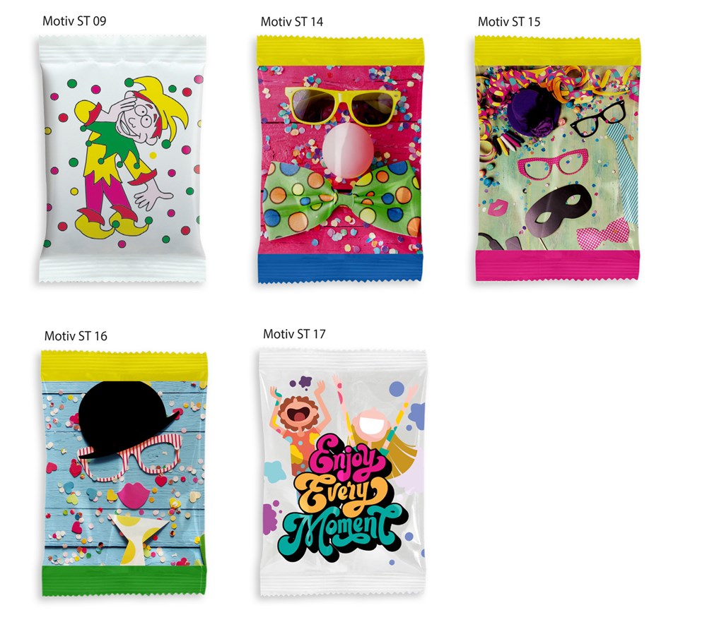 HARIBO Werbetüte Standardmotiv 10 g  ,  Inhalt:  HARIBO Herzen sortenrein