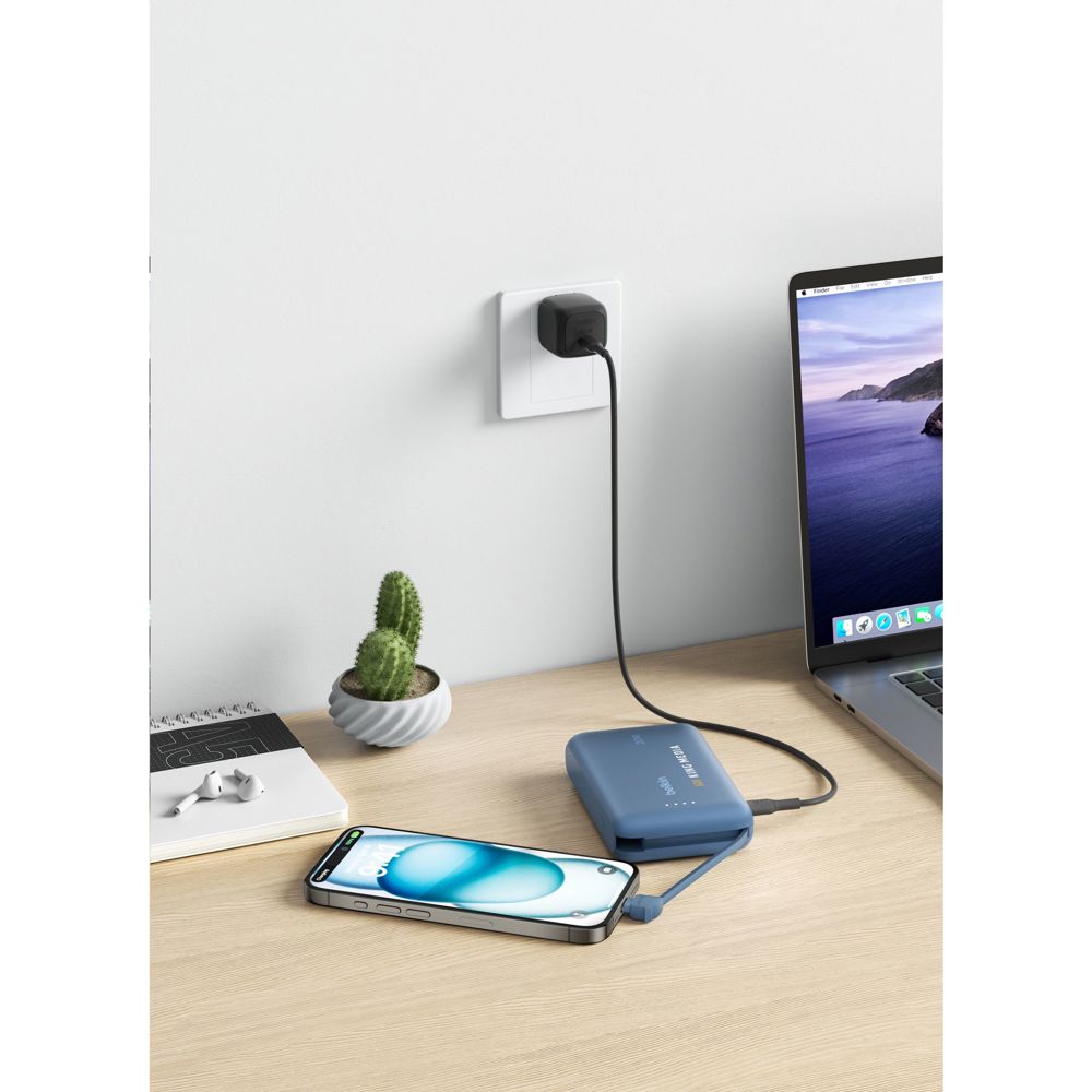 Belkin BoostCharge PowerBank 10K Integriertes Kabel