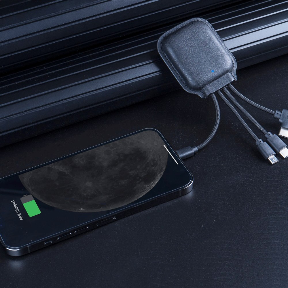 4001 | Xoopar Iné Gamma NFC Powerbank with Charging cables 3000mAh 