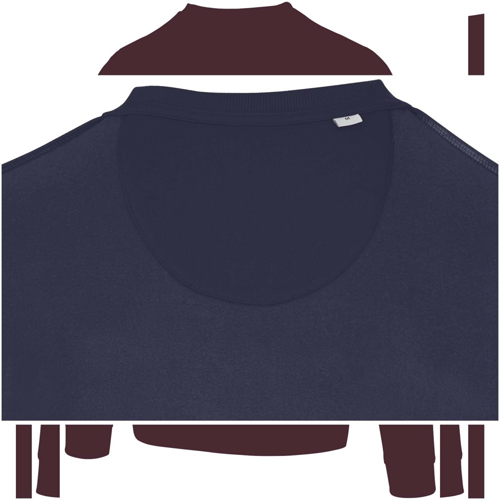 Jasper 280 g/m² Pullover mit Rundhalsausschnitt aus recycelter Bio Baumwolle (OCS), unisex