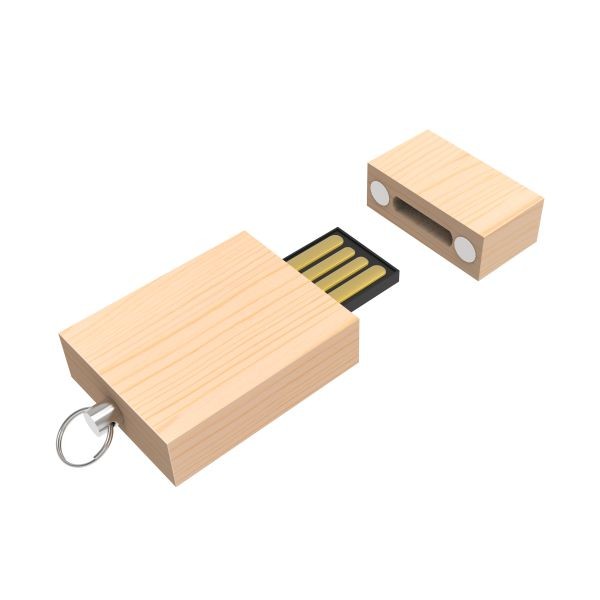 USB Stick Eco Wood- Braun- 4 GB 2.0