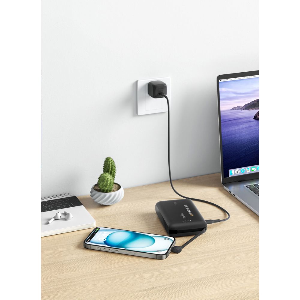 Belkin BoostCharge PowerBank 10K Integriertes Kabel