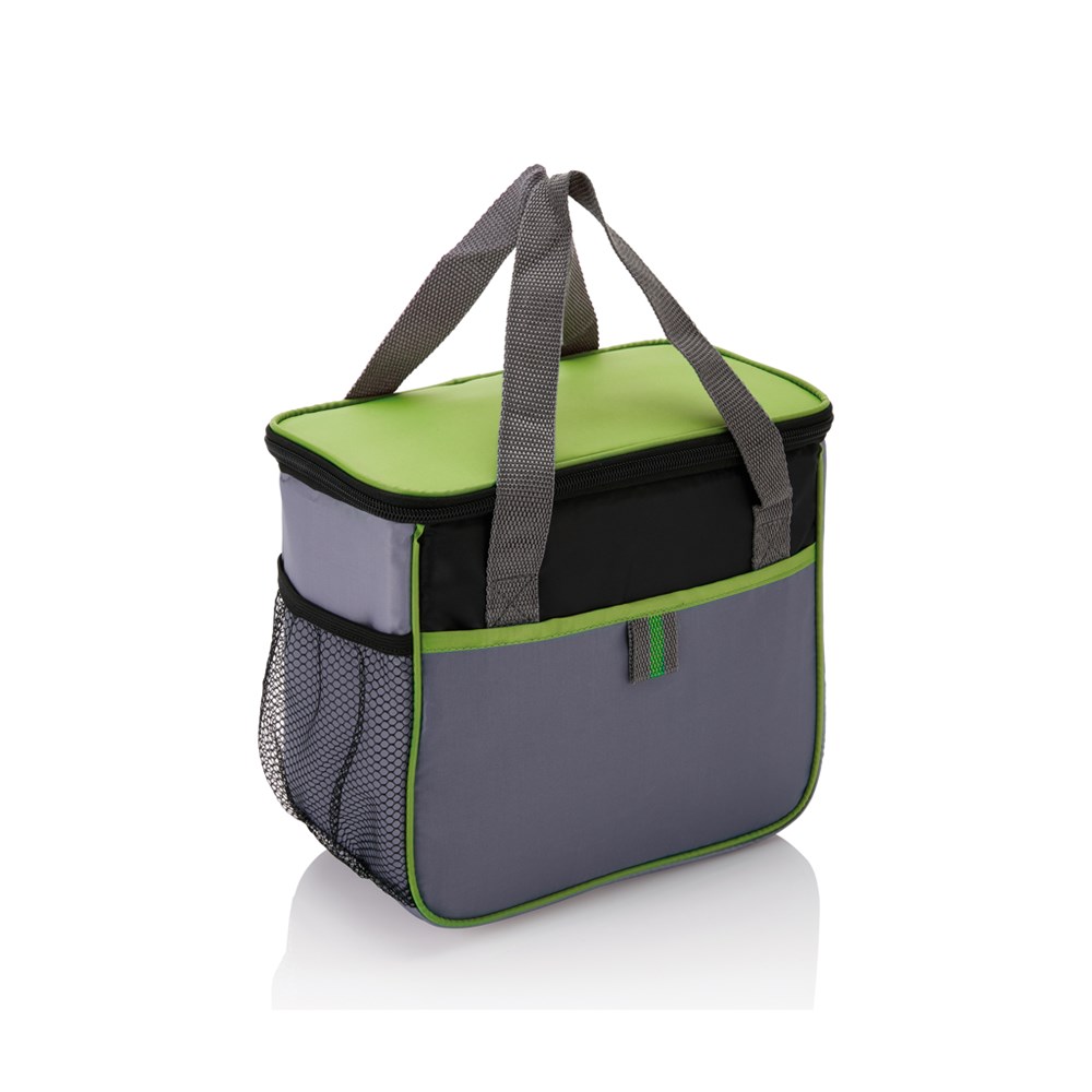 Basic Kühltasche - grün, grau (± PMS 2298/ ± PMS Cool Grey 8)