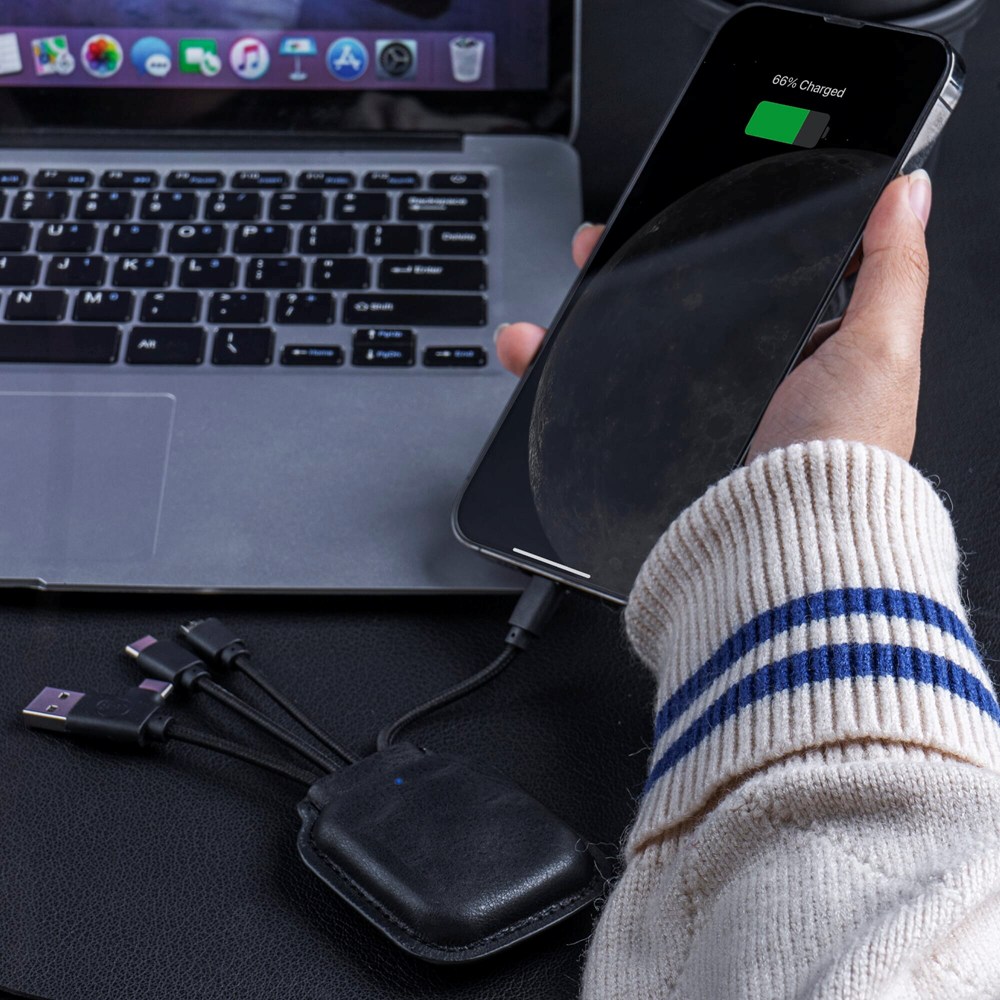 4001 | Xoopar Iné Gamma NFC Powerbank with Charging cables 3000mAh 